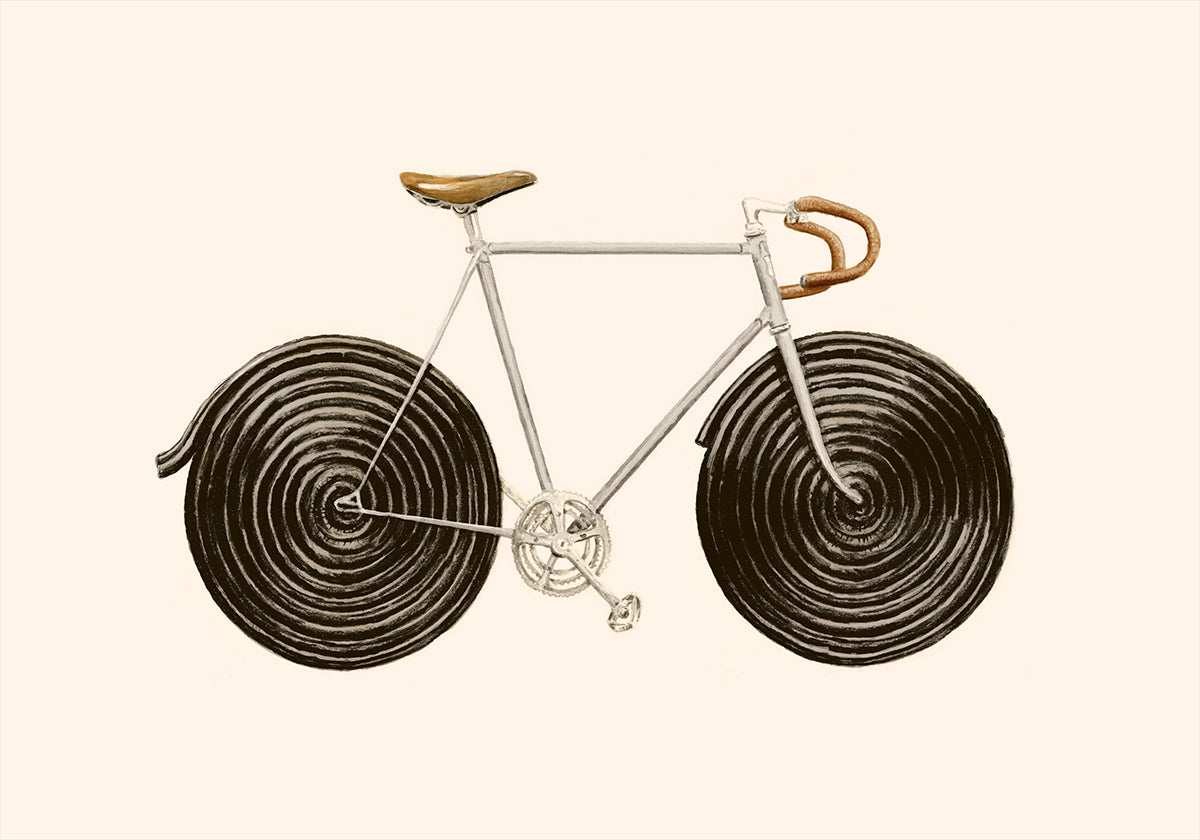 Zoethout fietsposter