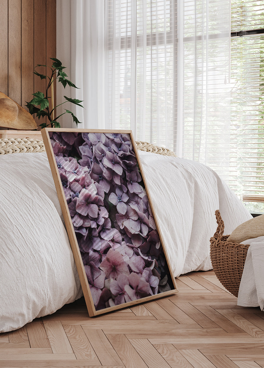 Roze Hortensia Poster - Posterbox.dk