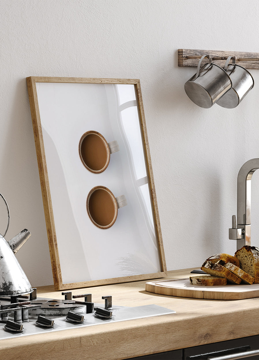 Two Cups Of Coffee Plakat - Posterbox.dk