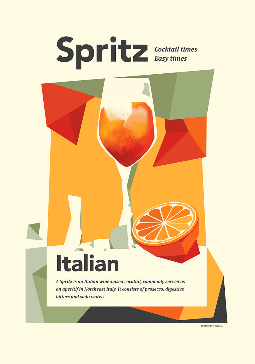 Aperol spritz-print