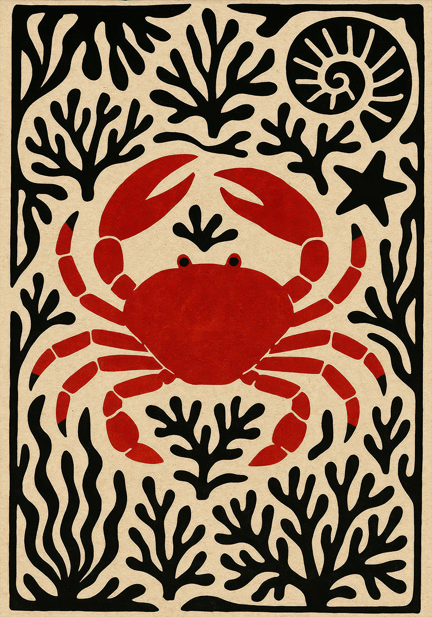 Crimson Sea Dance Plakat - Posterbox