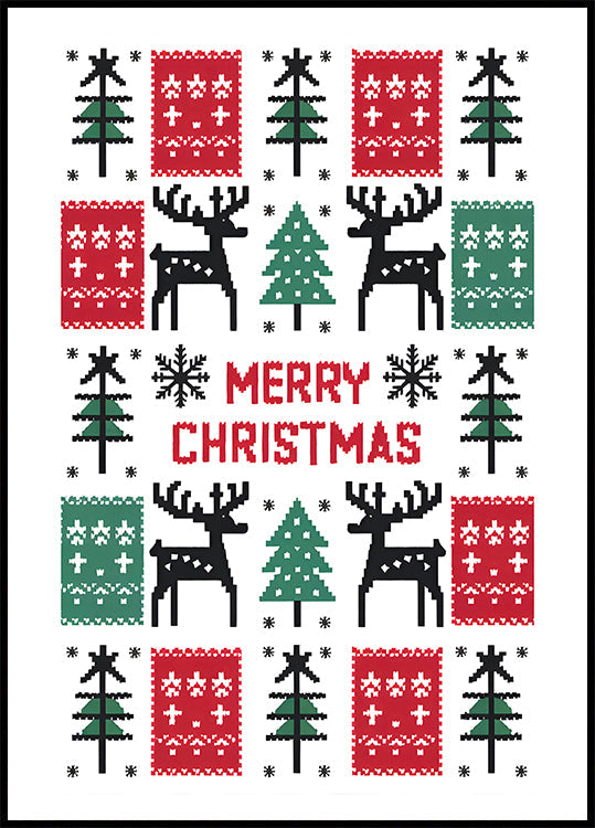 Merry Christmas Plakat - Posterbox