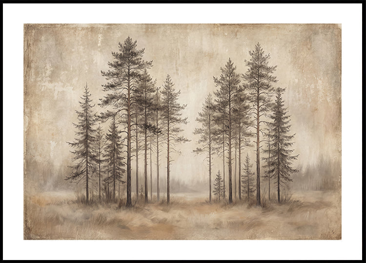 Nordic Vintage Trees (NEW) - Posterbox
