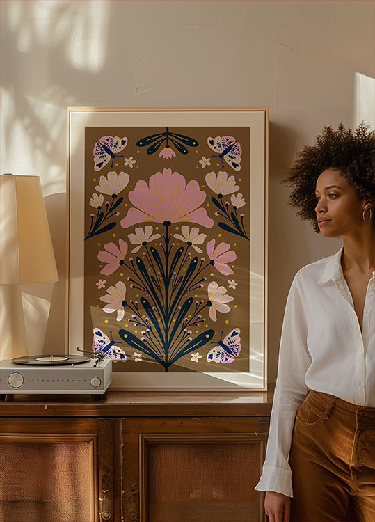 Flowers And Butterflies (NEW) - Posterbox