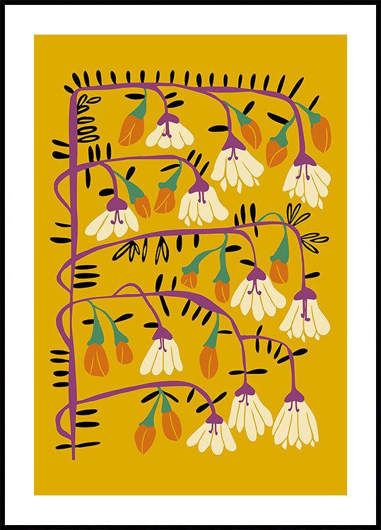 Matisse expression serenity yellow Plakat - Posterbox