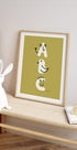 ABC kidult Illustration Khaki (NEW) - Posterbox
