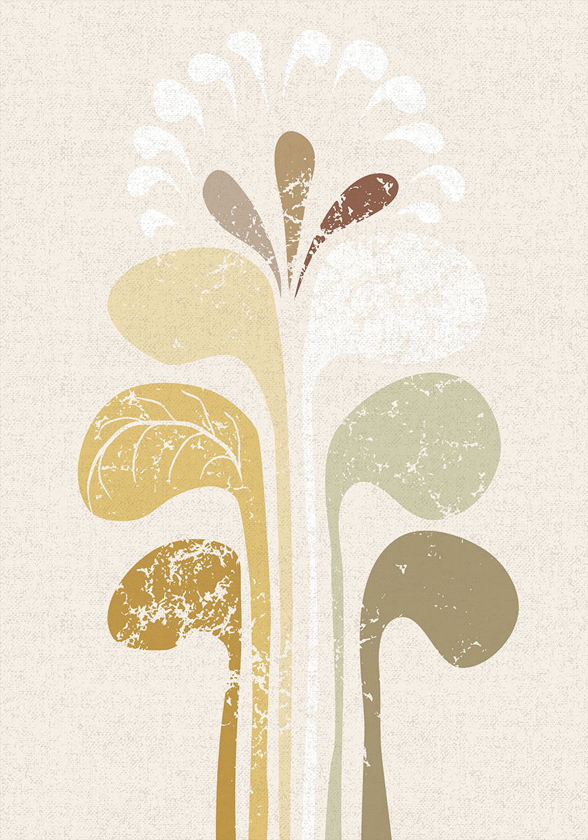 Abstract Paper Cut Composition Butter Yellow 5 (NEW) - Posterbox