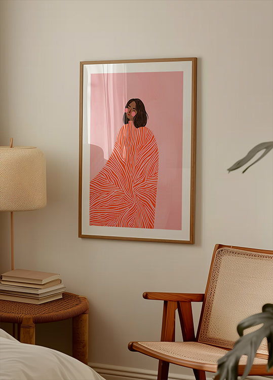 The Woman With the Swirls Plakat - Posterbox