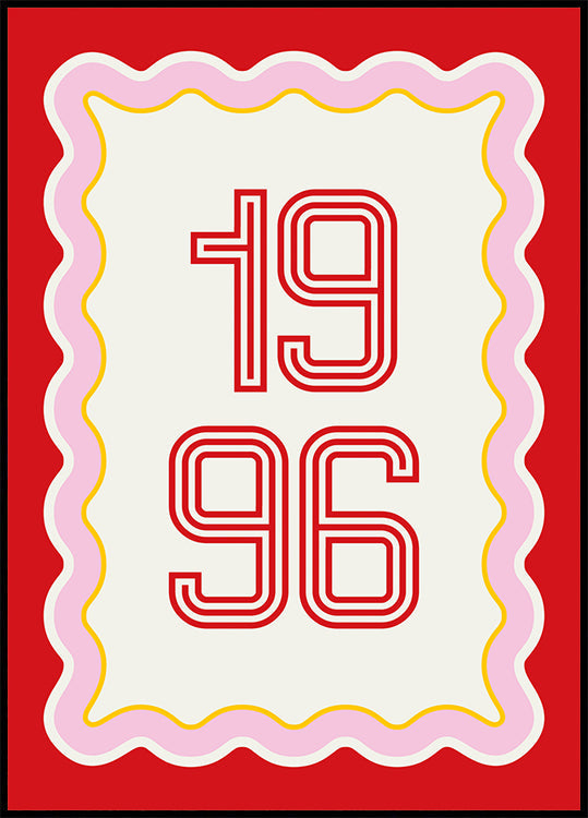 Your Year in Retro Style Personal Poster - Posterbox