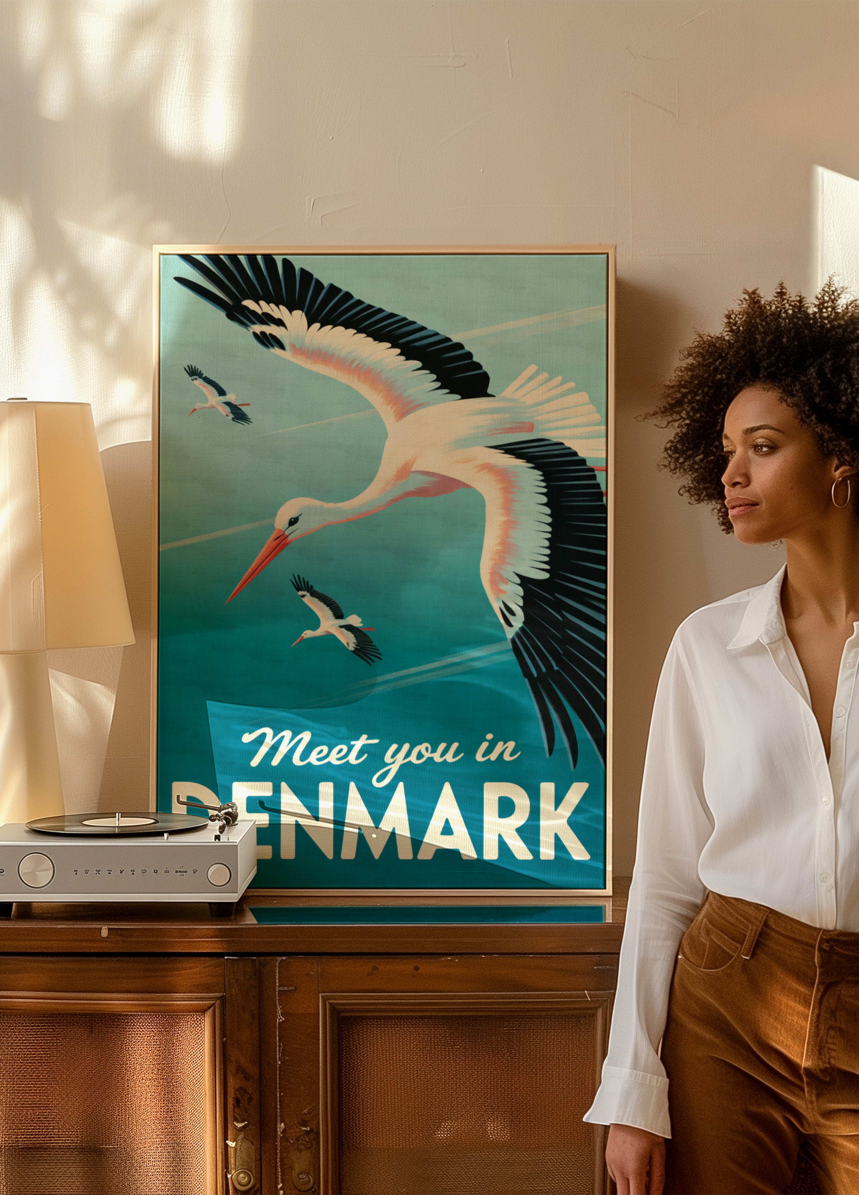 Vliegende Ooievaars Denemarken