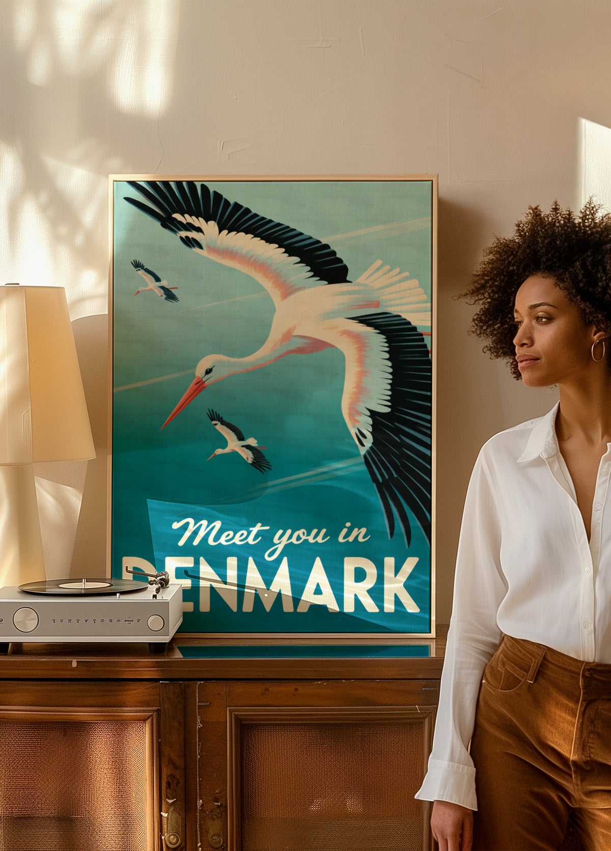 Vliegende Ooievaars Denemarken