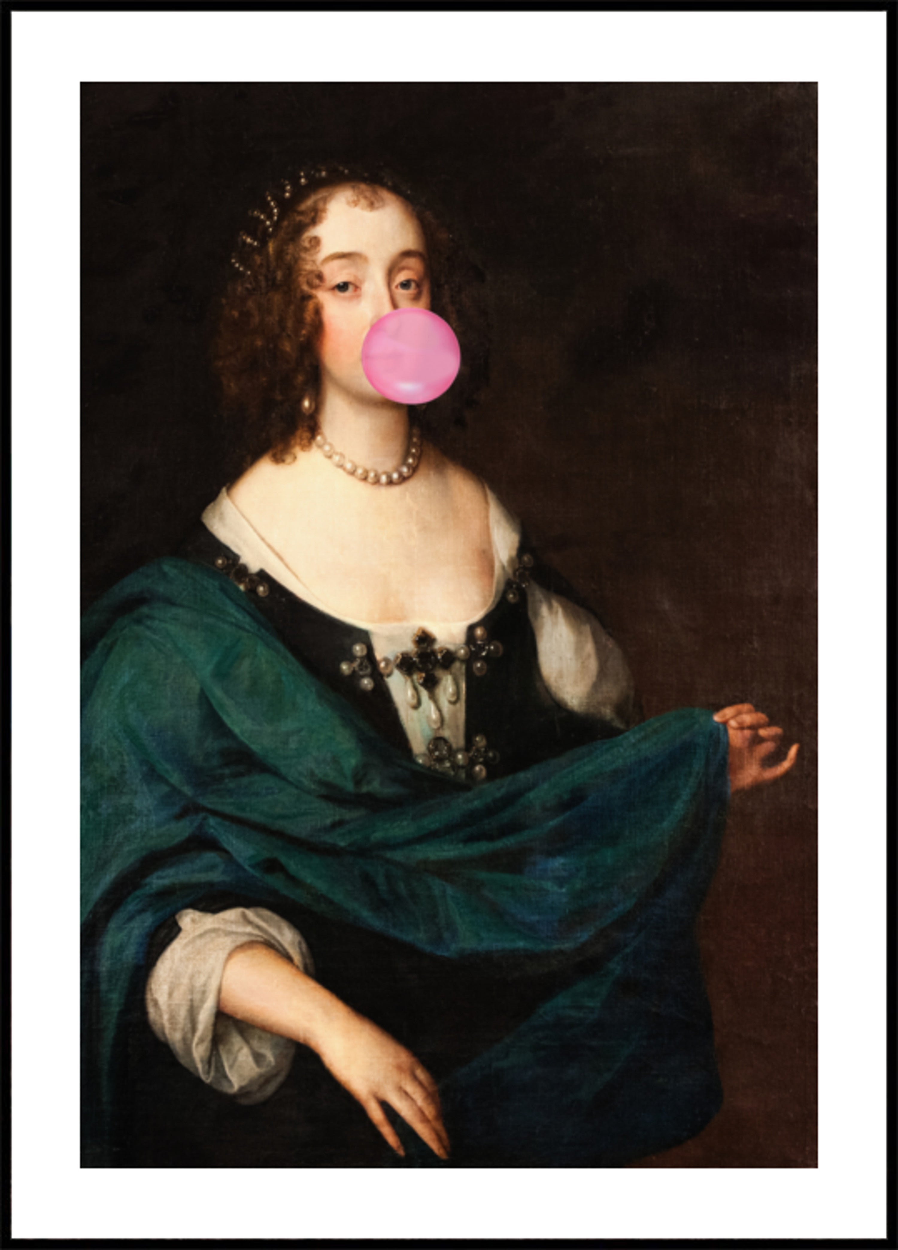 Klassiek Bubblegum-portret