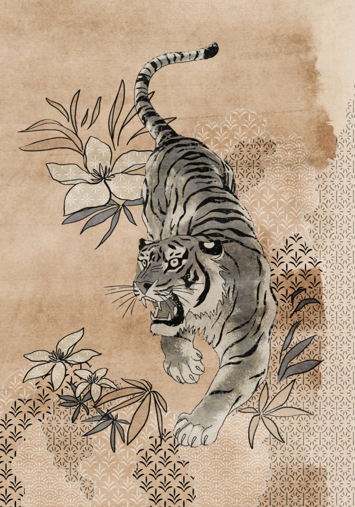 Woeste Sumi-tijger