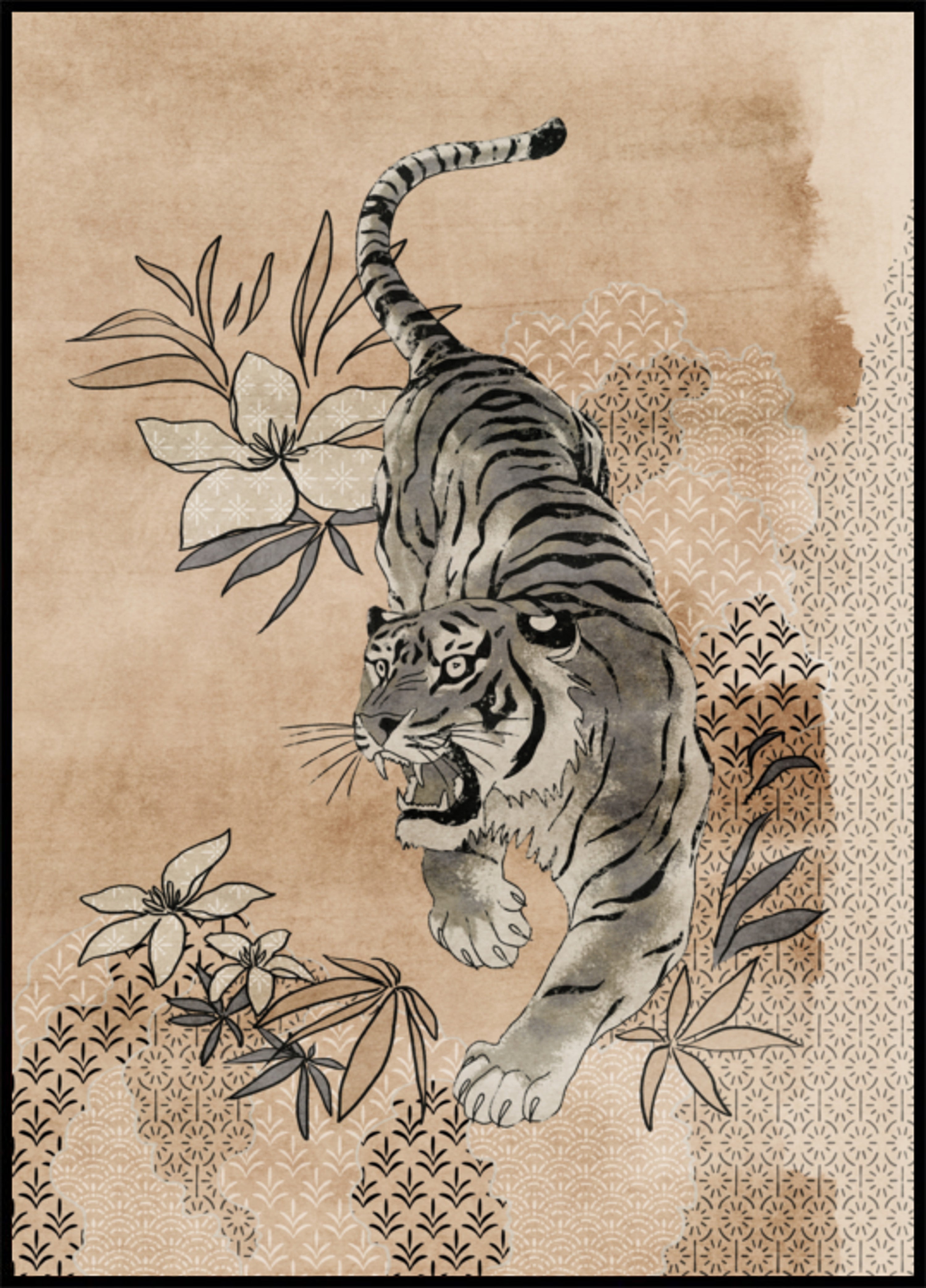 Woeste Sumi-tijger