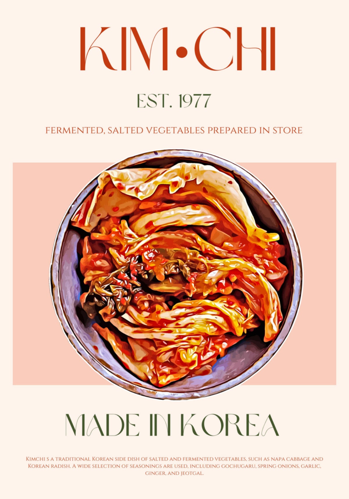 Authentieke Koreaanse Kimchi