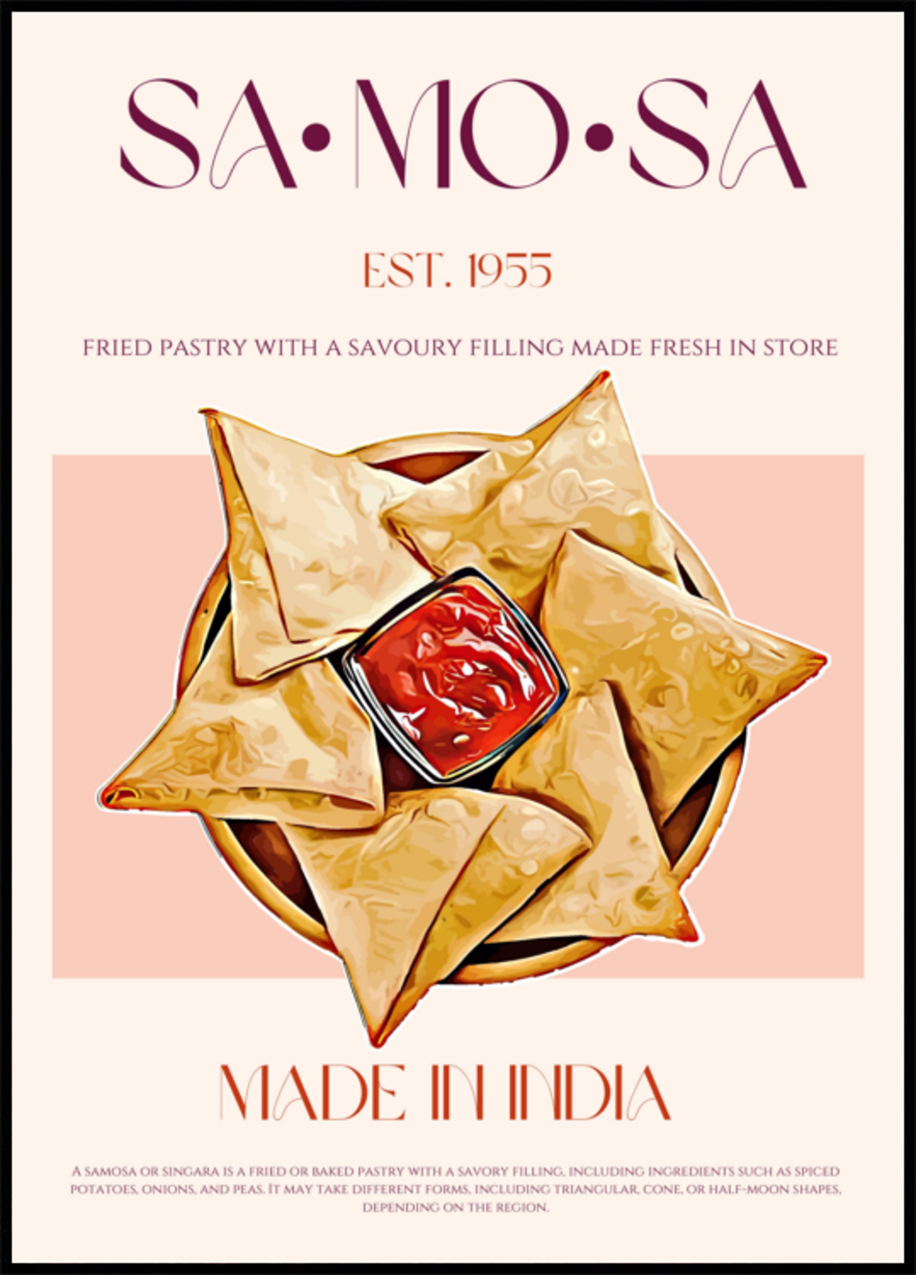 Gouden Samosa's met Dip