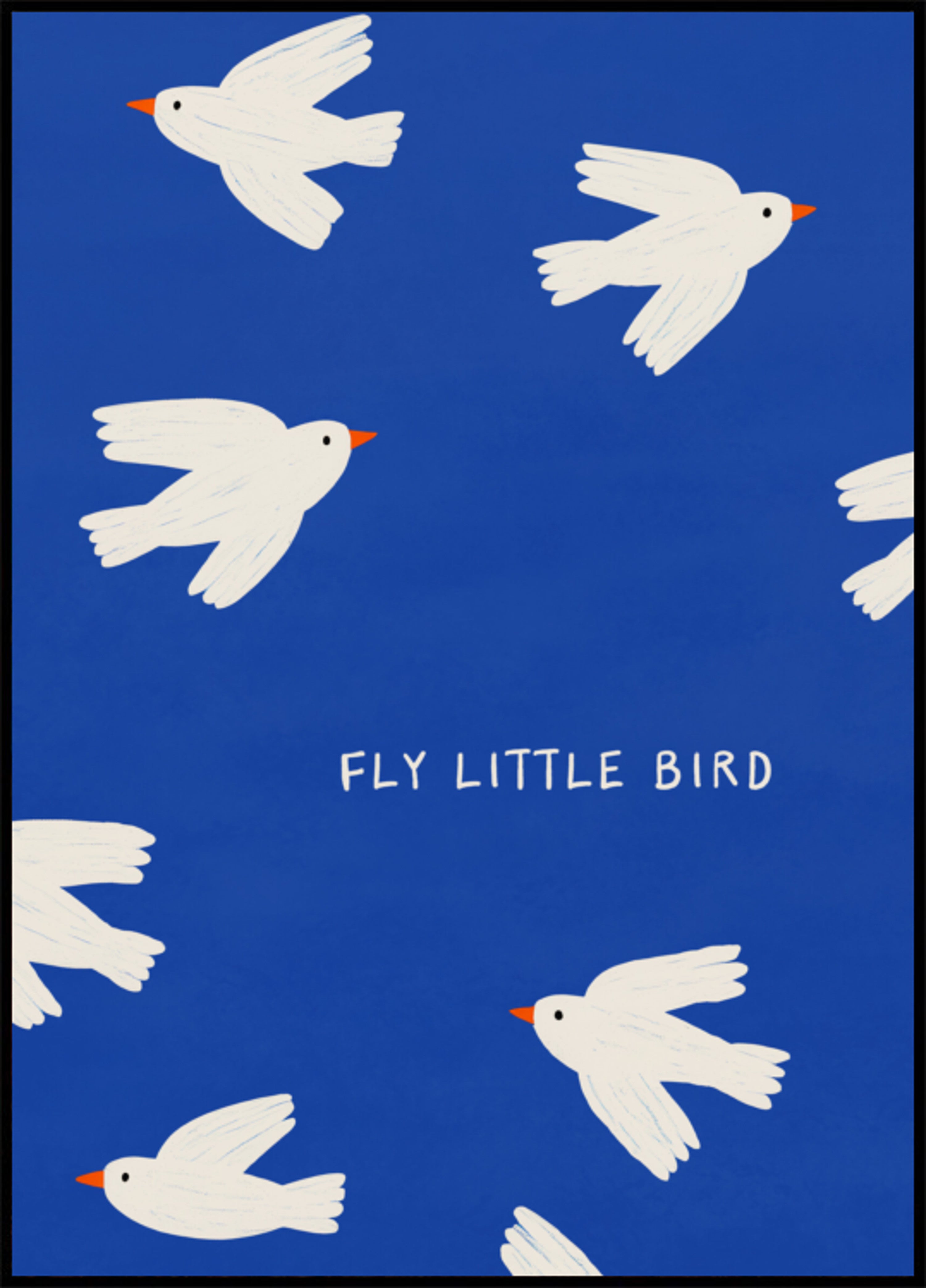 Vlieg kleine vogel