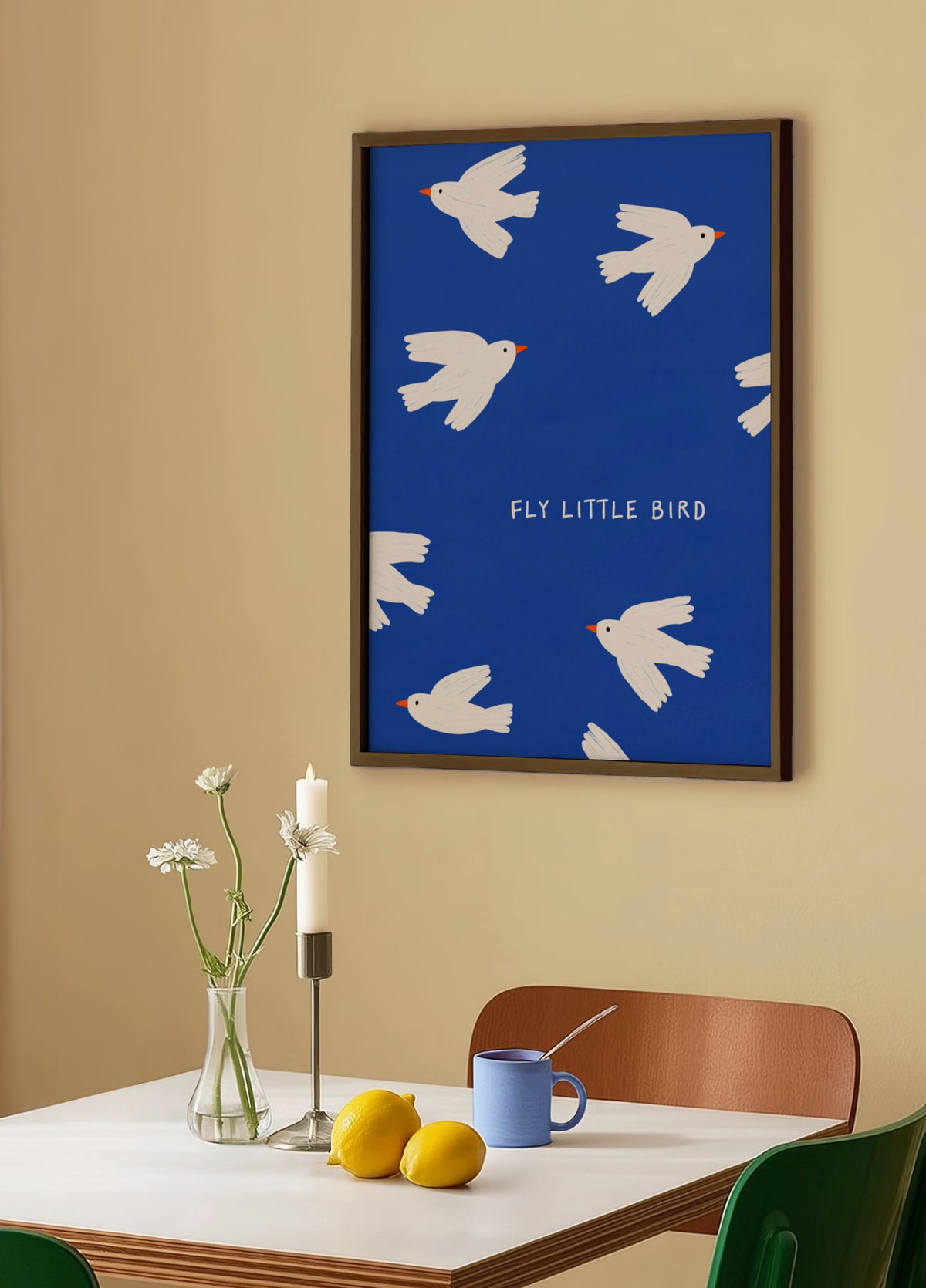 Vlieg kleine vogel