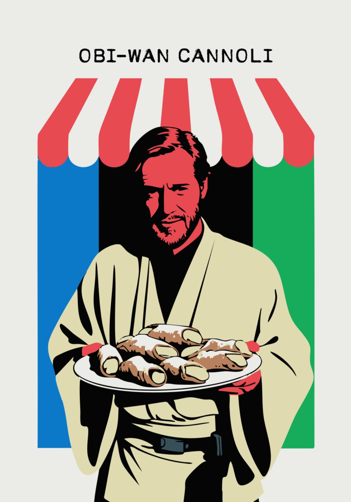 Cannoli van de bebaarde held