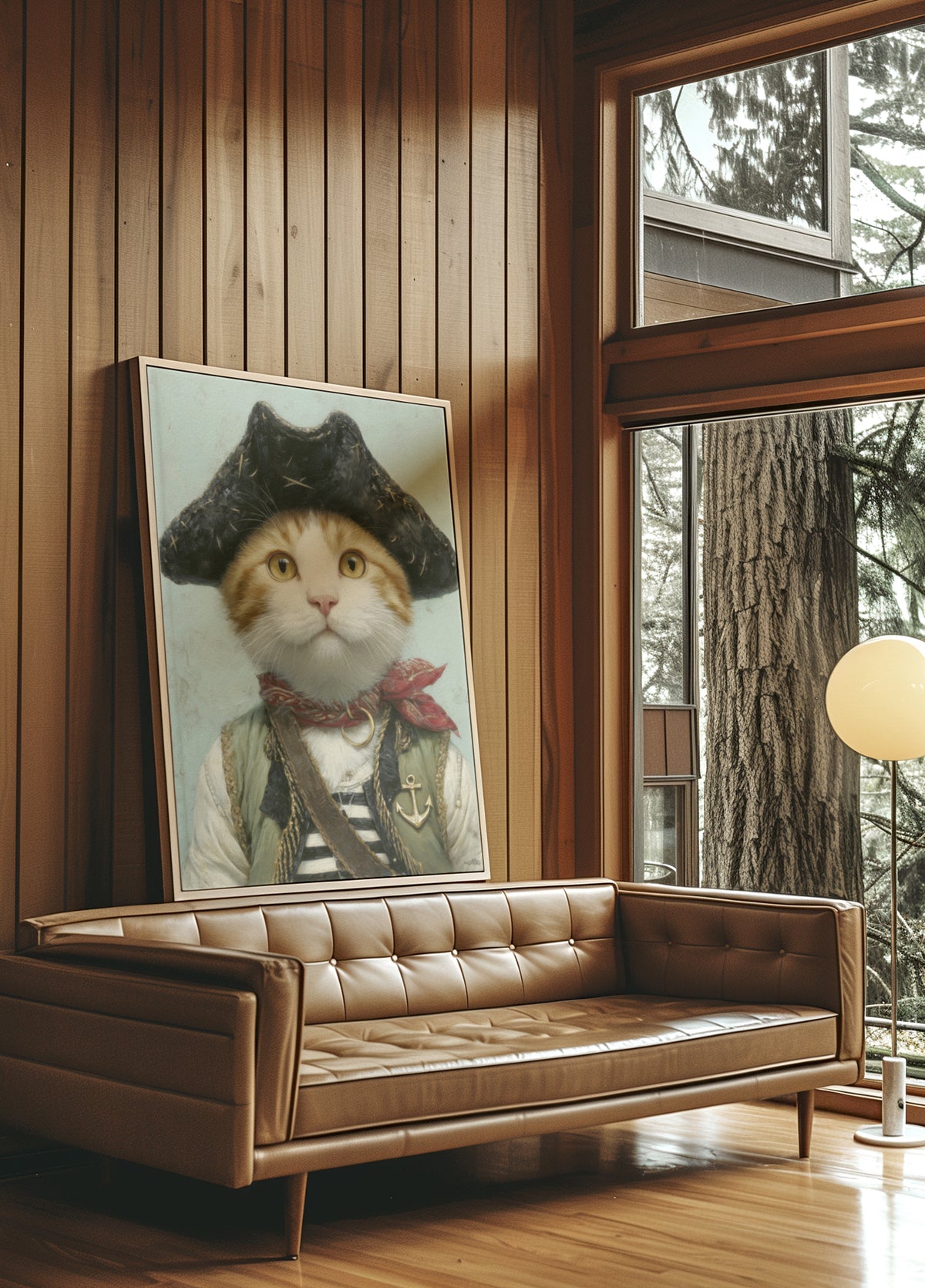 Katachtige piratenkapitein