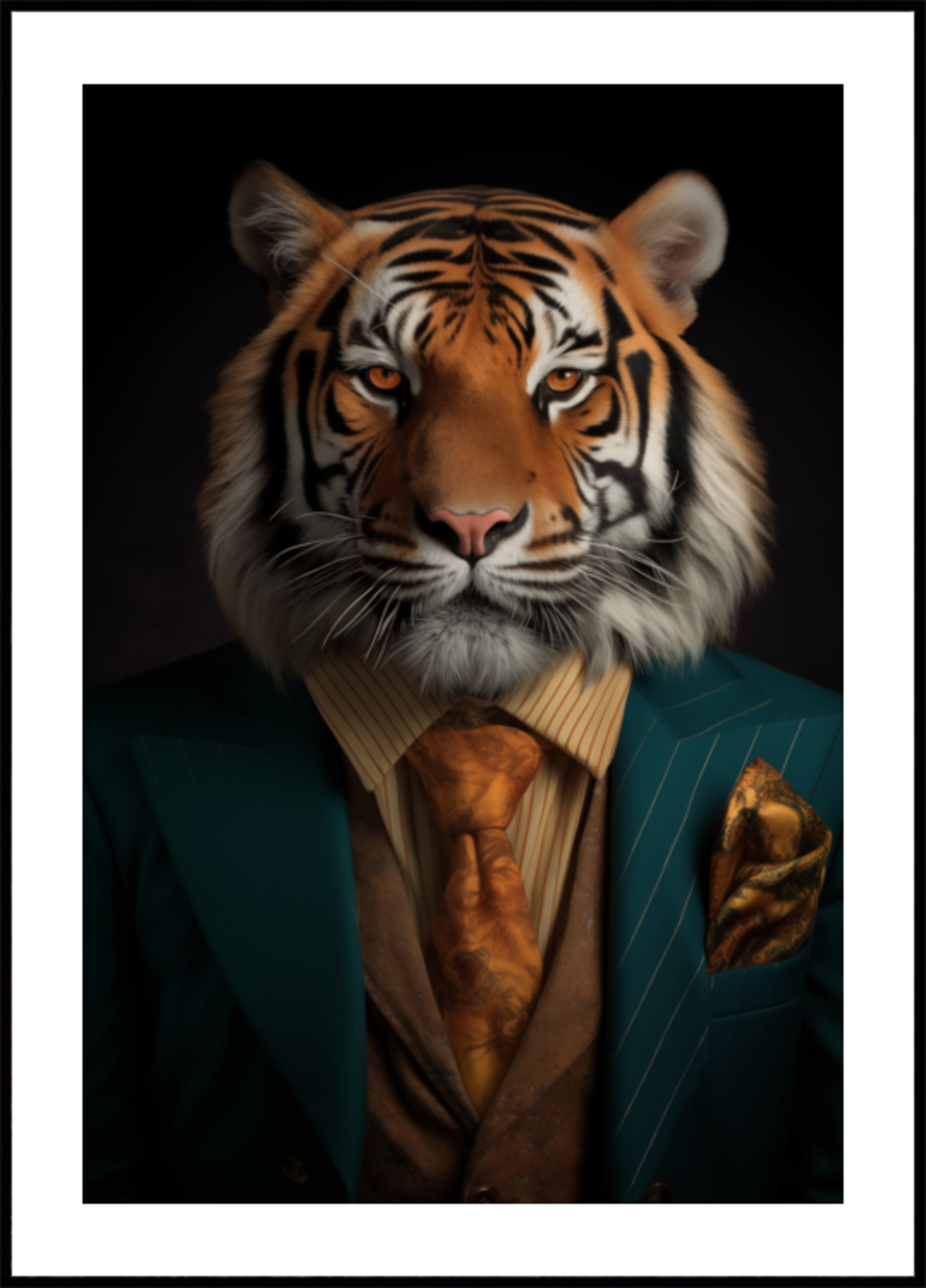Dapper Tijgerportret