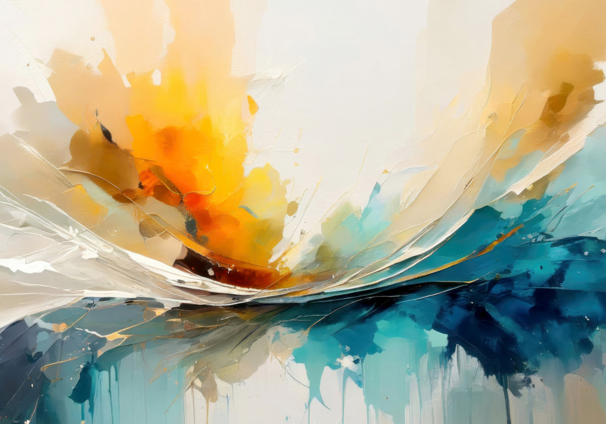 Levendige abstracte stroom