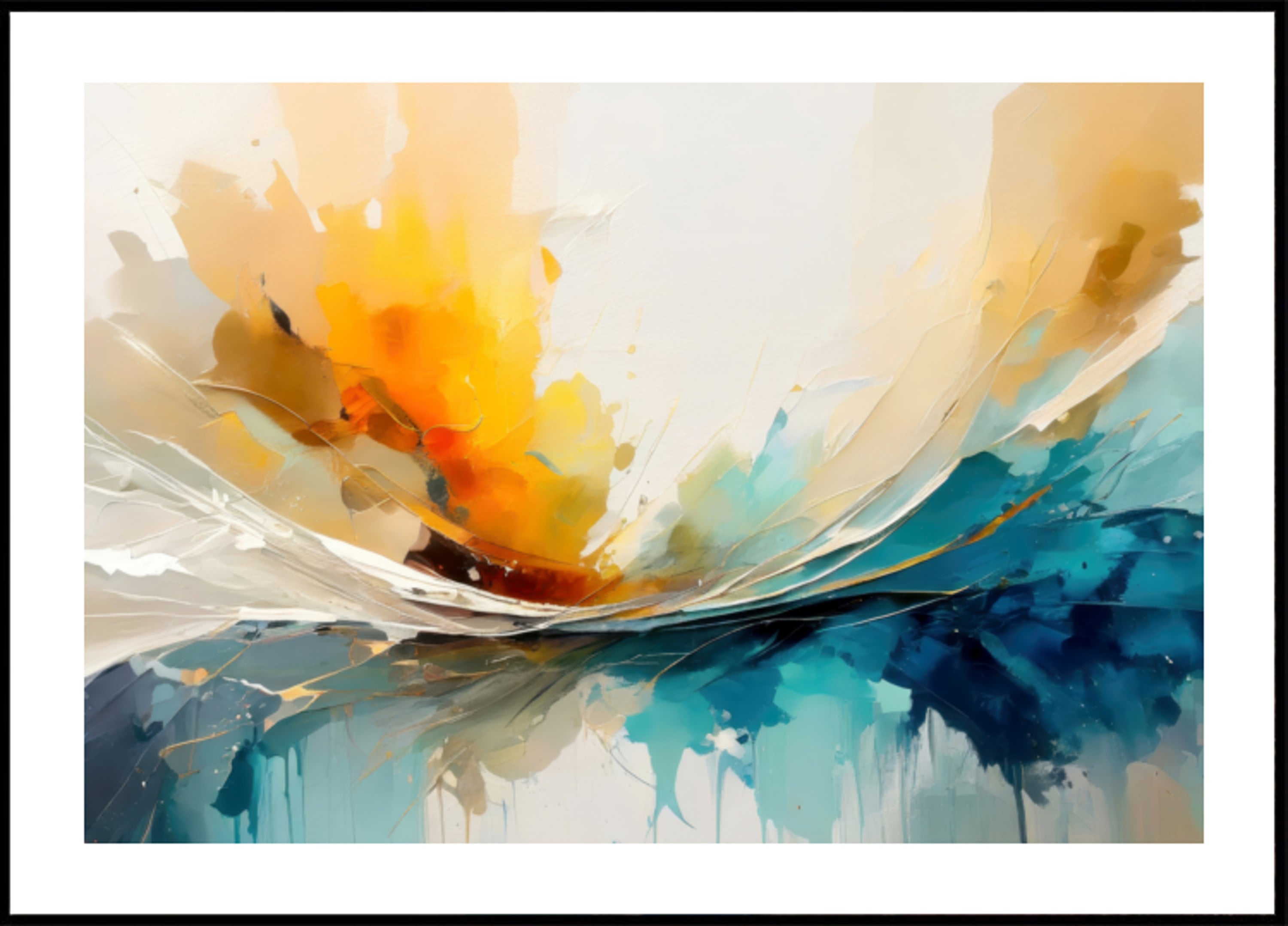 Levendige abstracte stroom