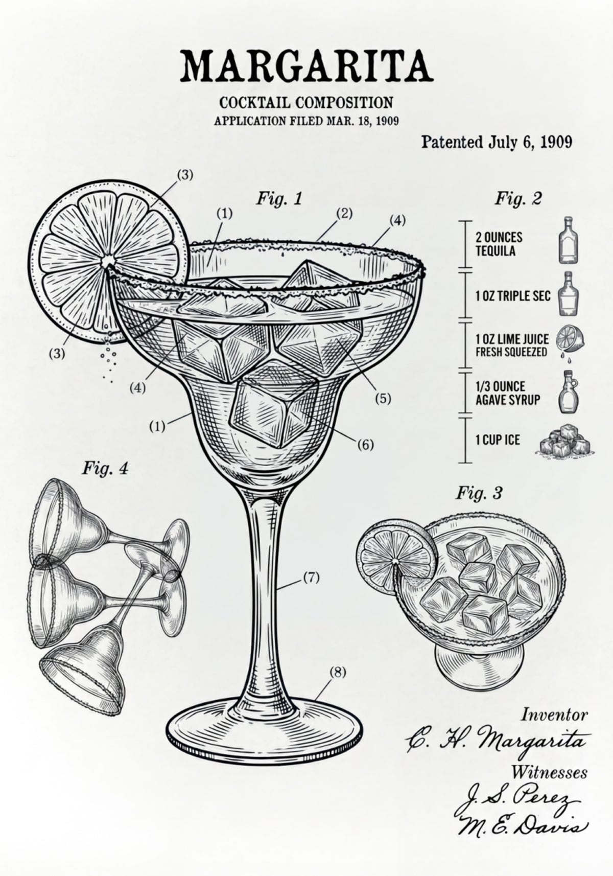 Margarita Cocktail-patent