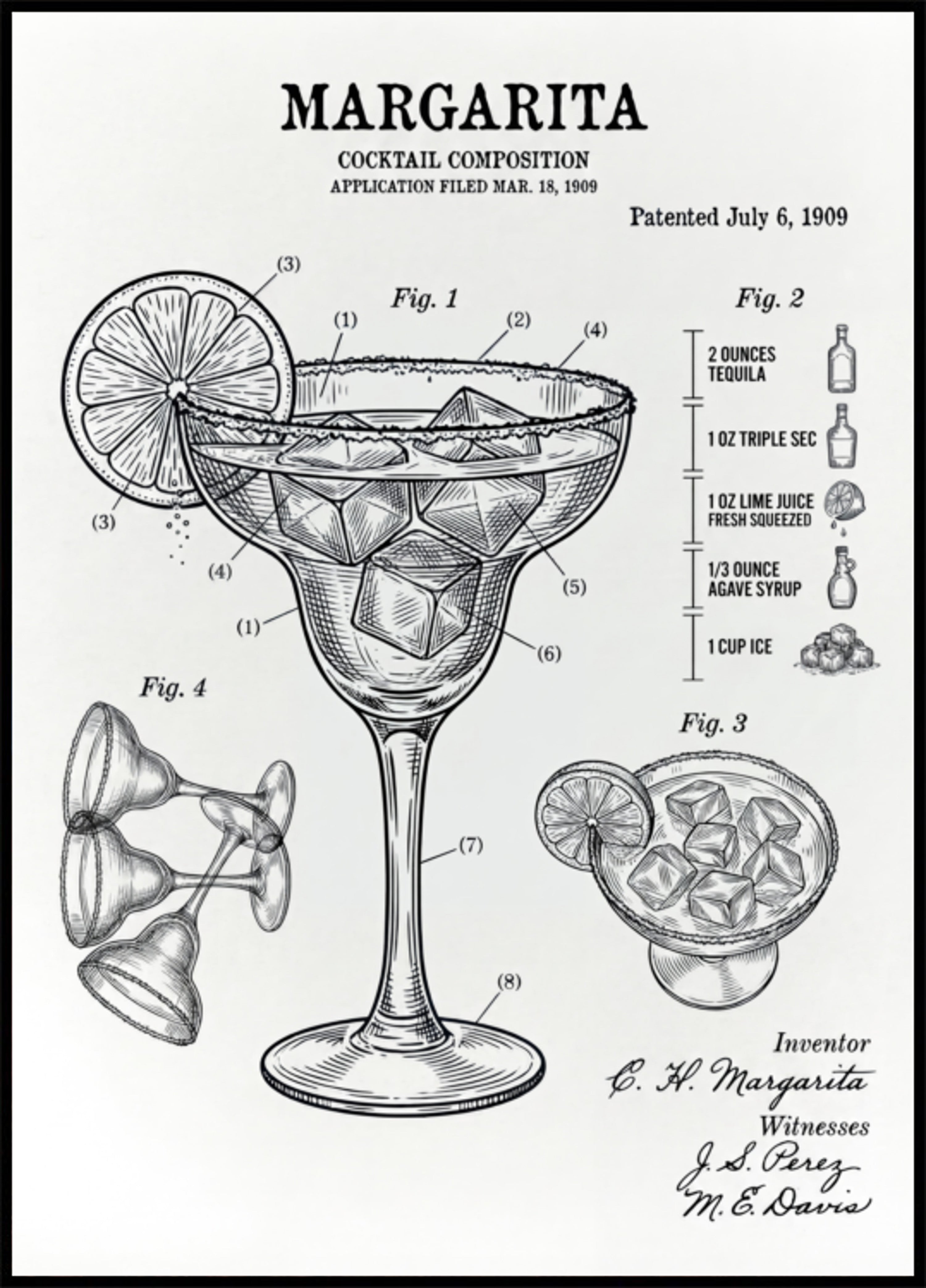 Margarita Cocktail-patent