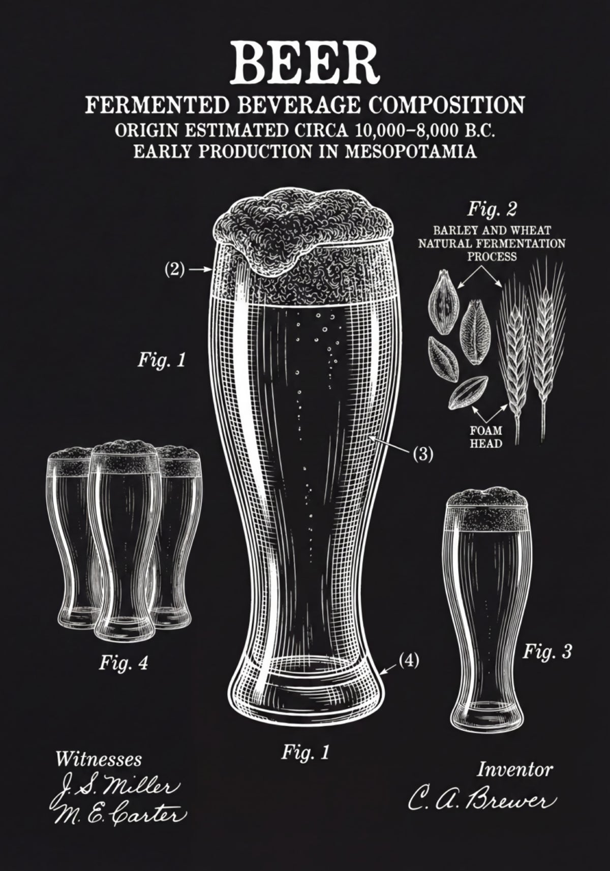 Historisch bierpatent