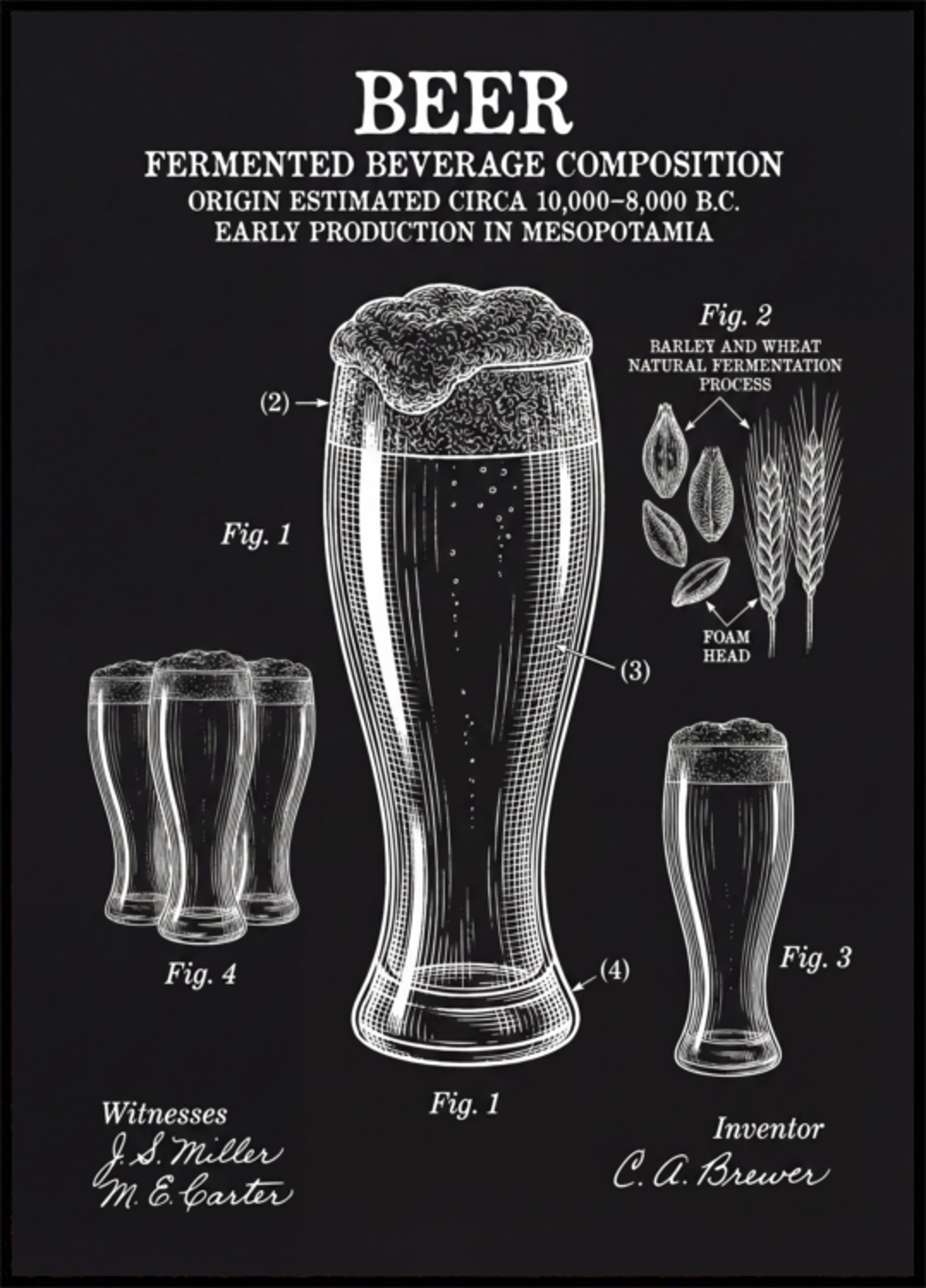 Historisch bierpatent