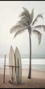 Serene strandsurfplanken