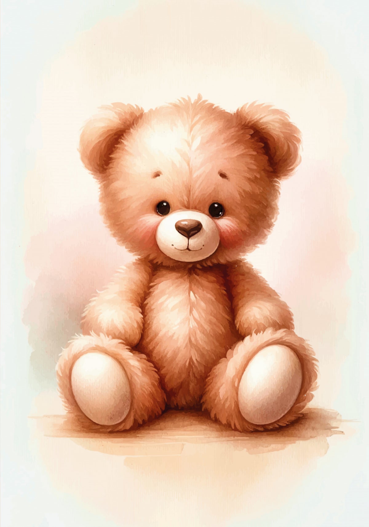 Lieve knuffelige teddybeer