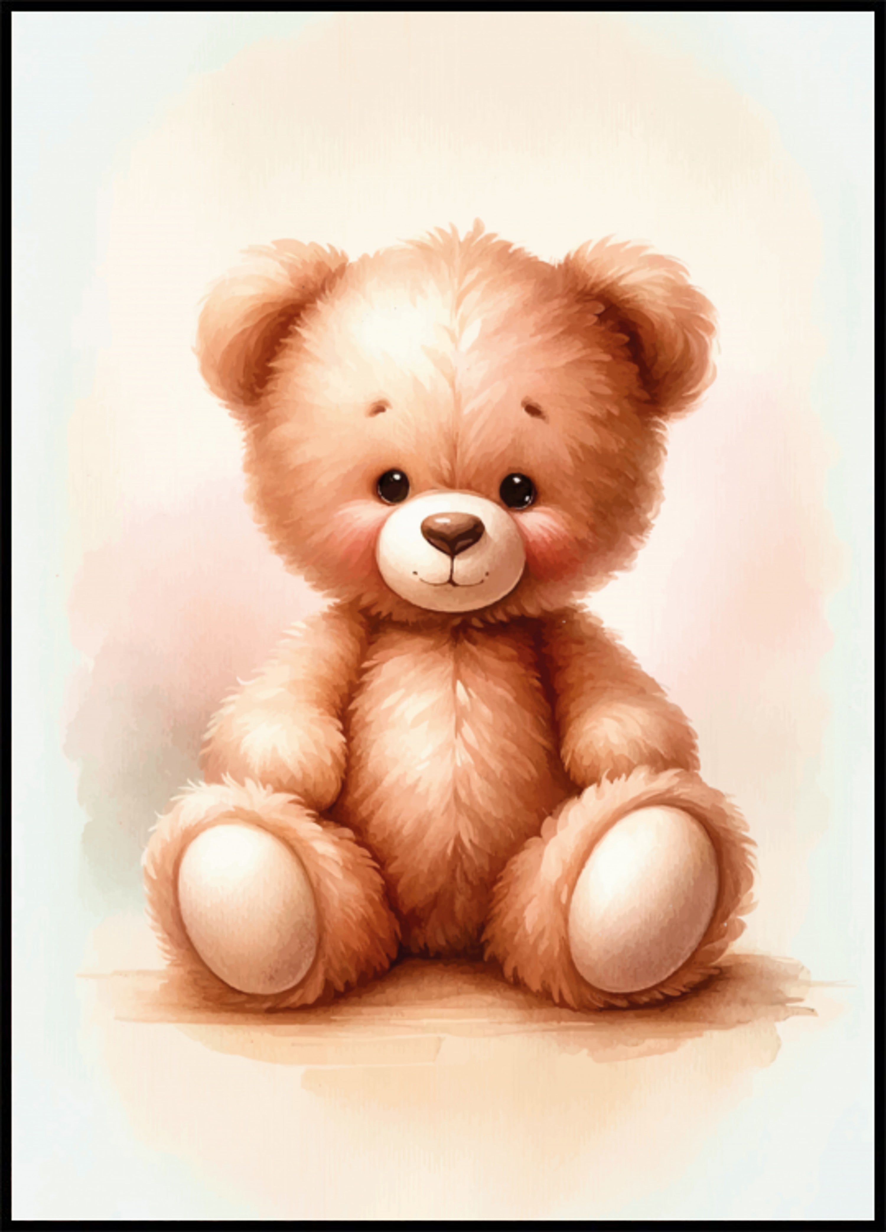 Lieve knuffelige teddybeer