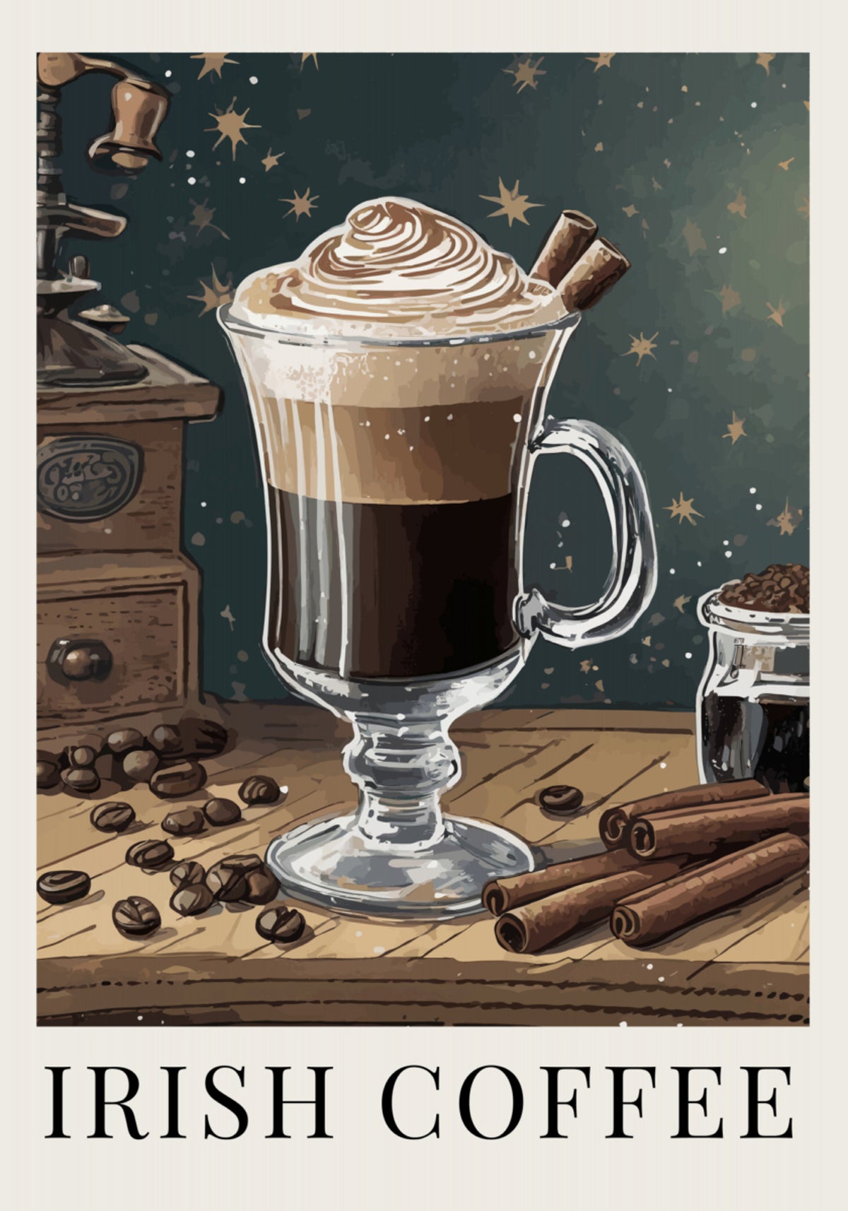 Gezellige Ierse koffie