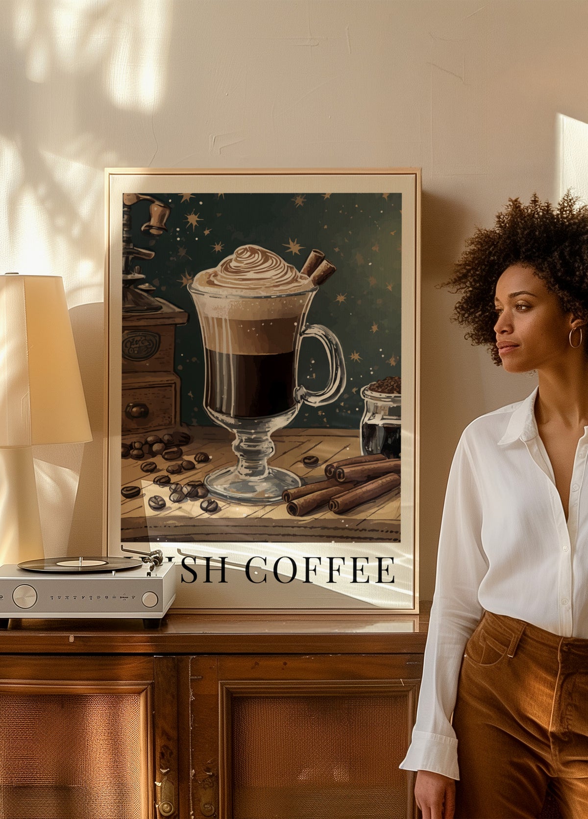 Gezellige Ierse koffie