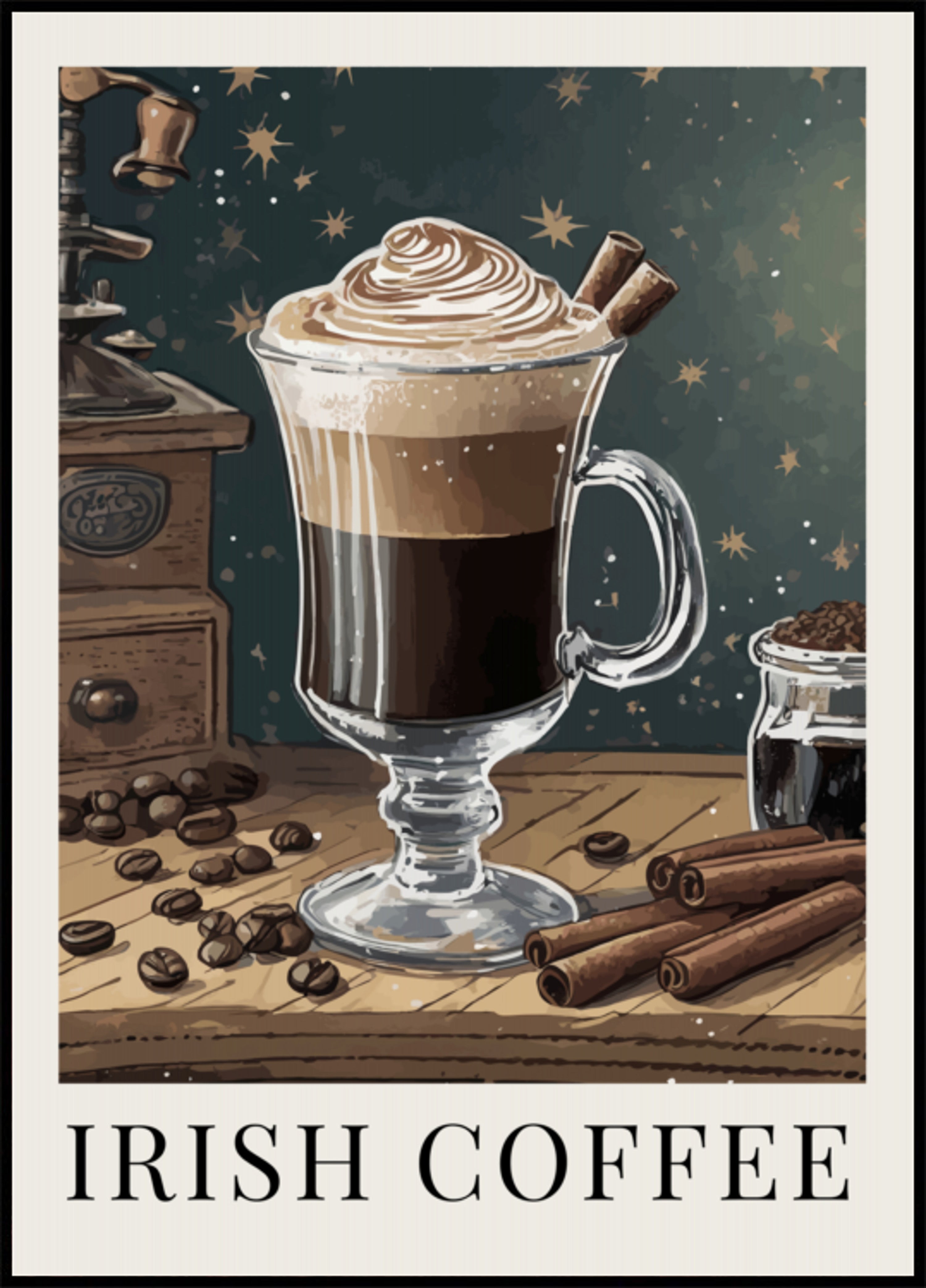 Gezellige Ierse koffie