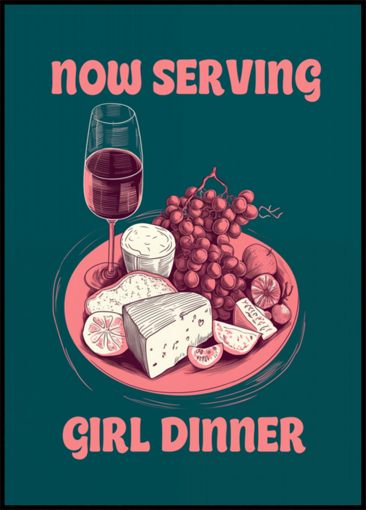 Serveert nu een meisjesdiner