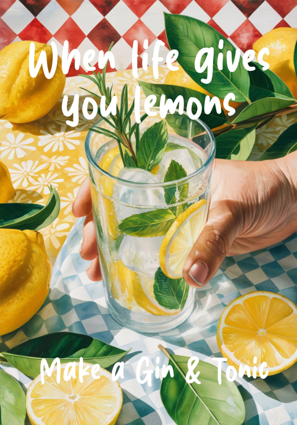 Als het leven je citroenen geeft, maak dan een gin-tonic