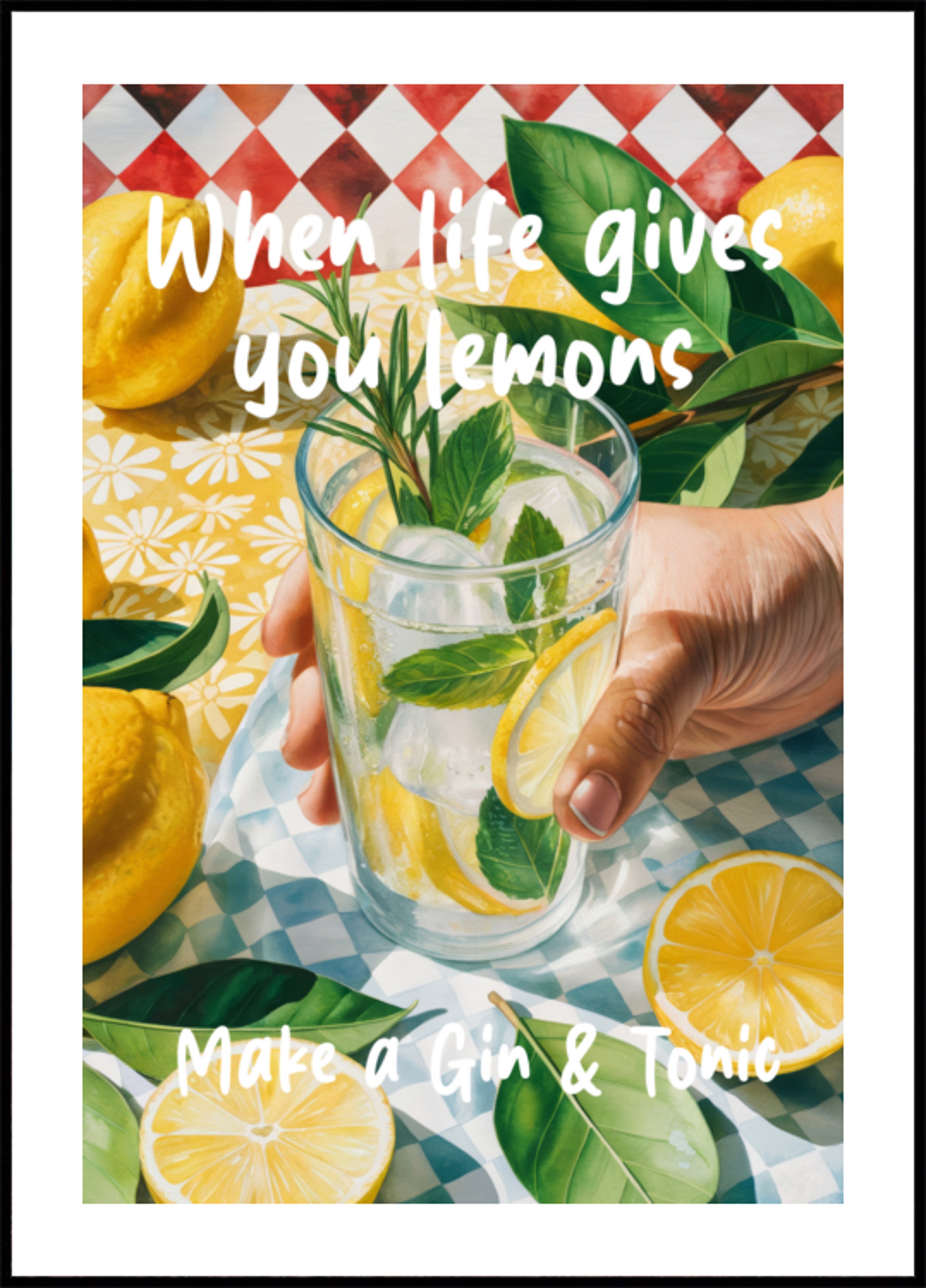 Als het leven je citroenen geeft, maak dan een gin-tonic