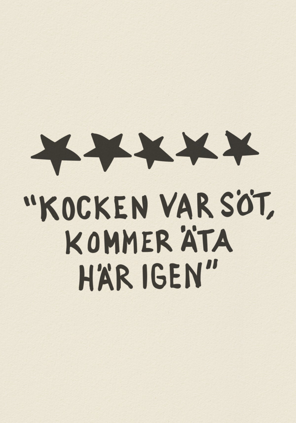 Leuke chef-kok vijfsterrenrecensie