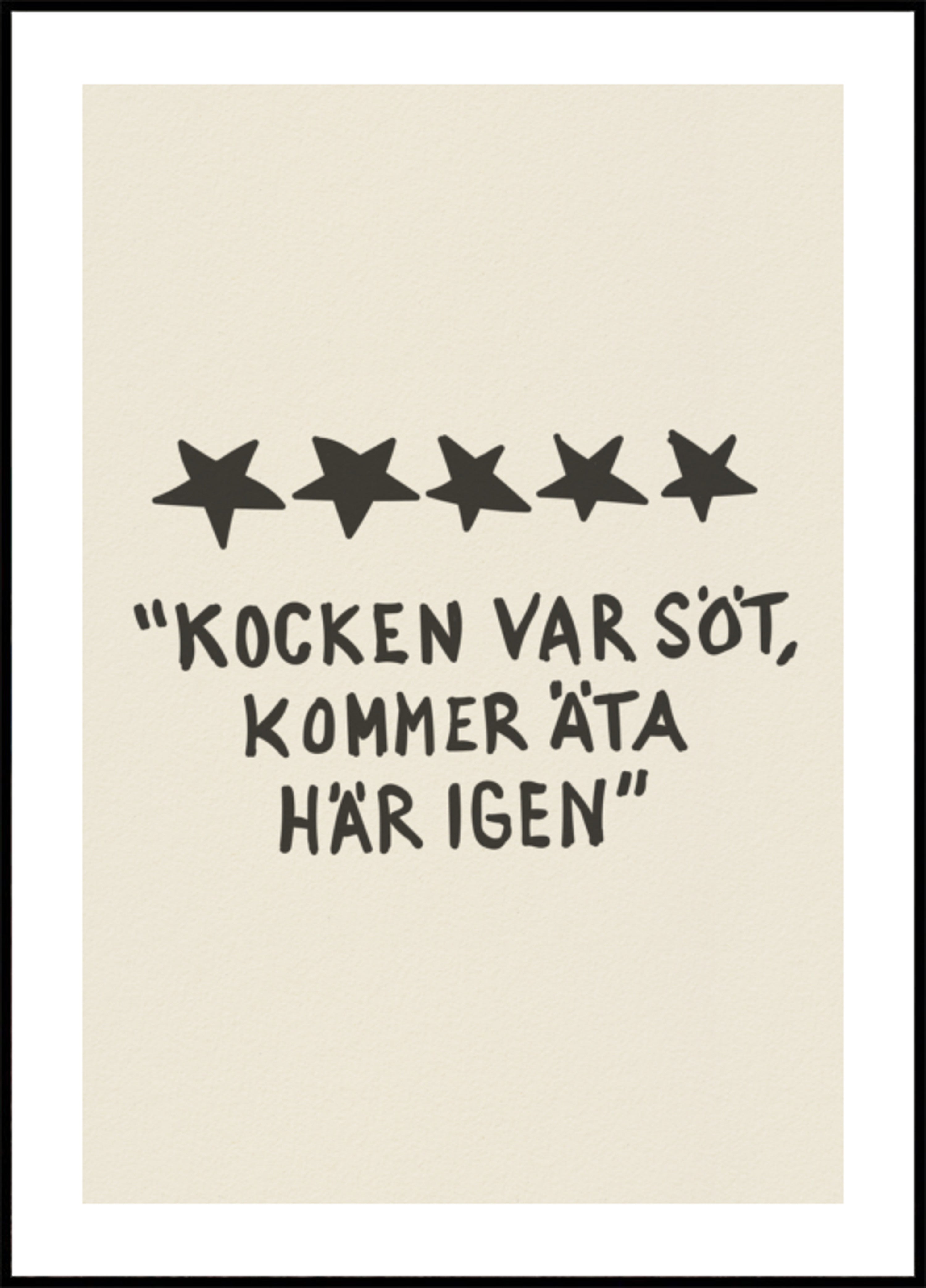 Leuke chef-kok vijfsterrenrecensie