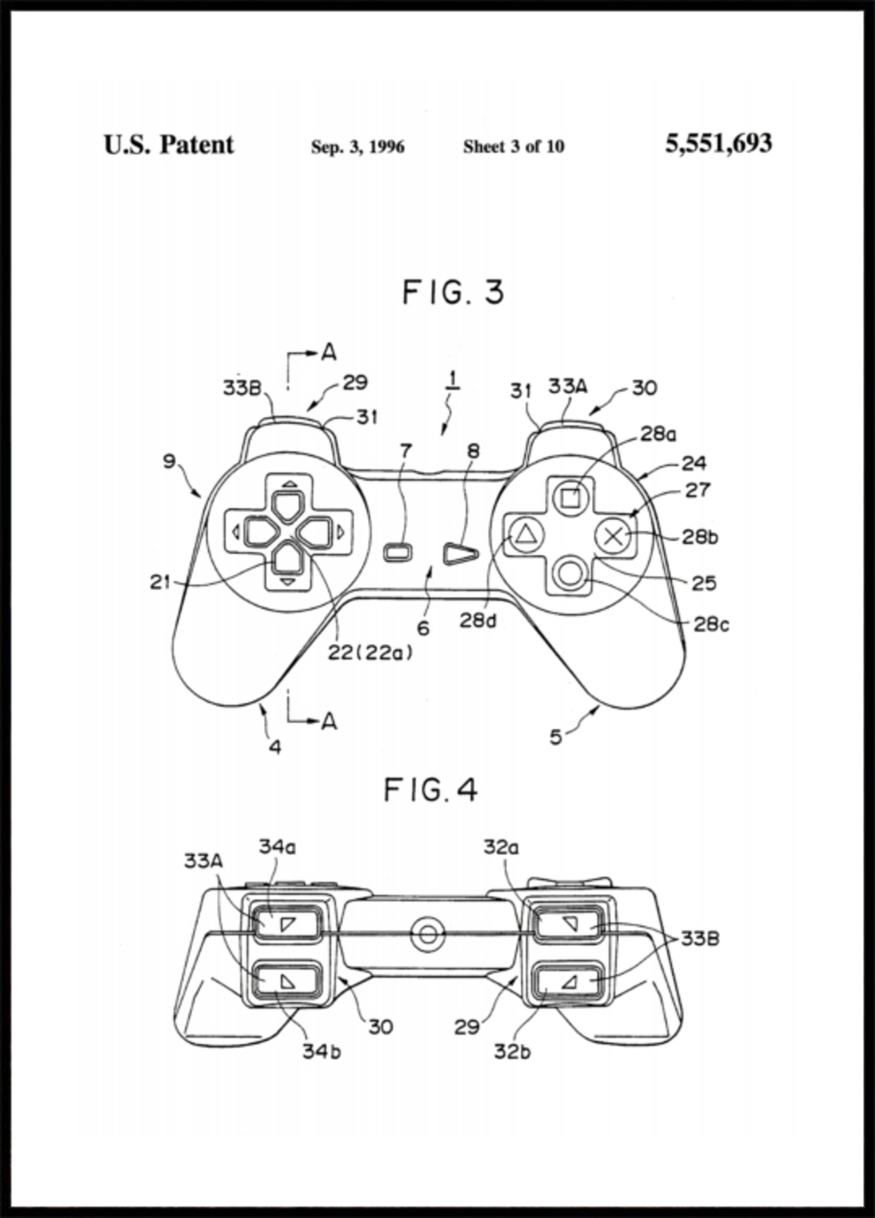 Klassiek gamecontrollerontwerp