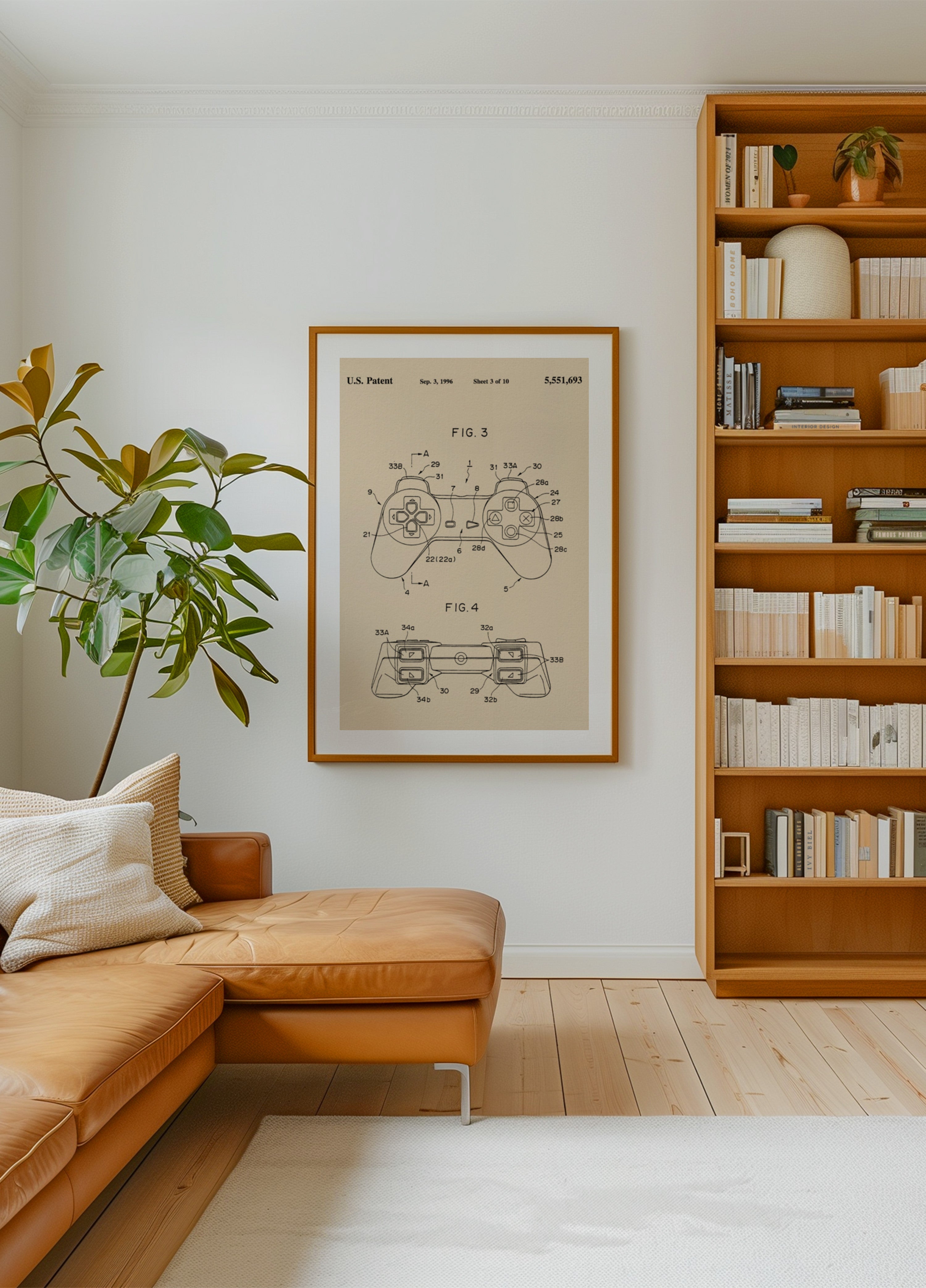Klassiek patent voor gamecontroller