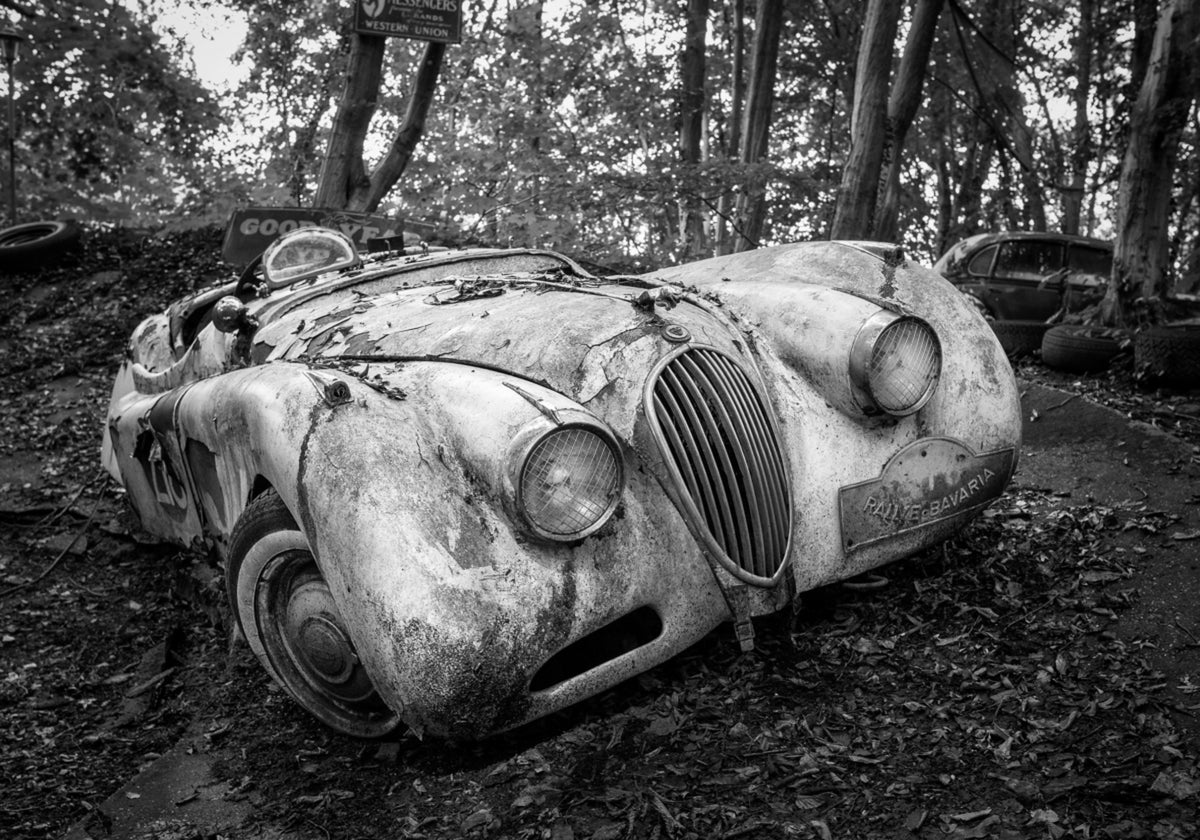 Vergeten klassieke roadster