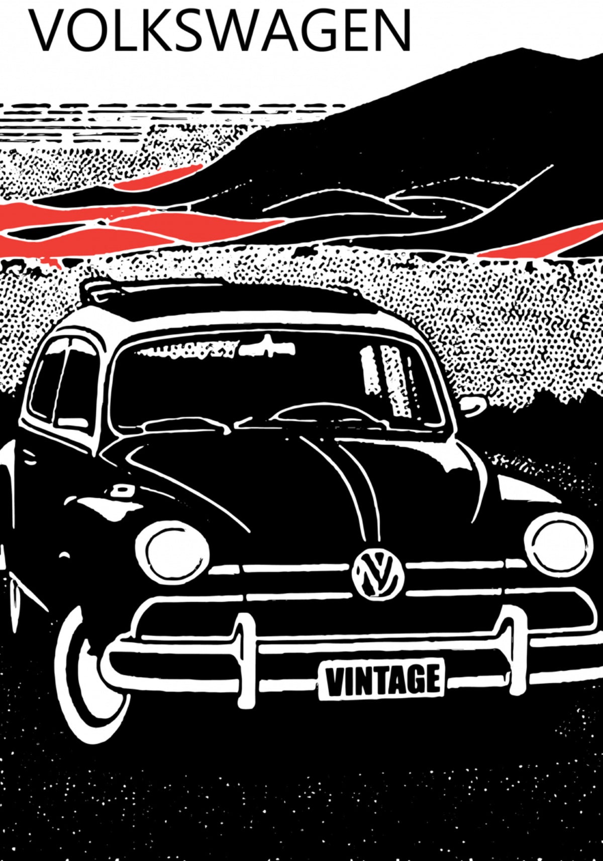 Klassieke auto bergrit