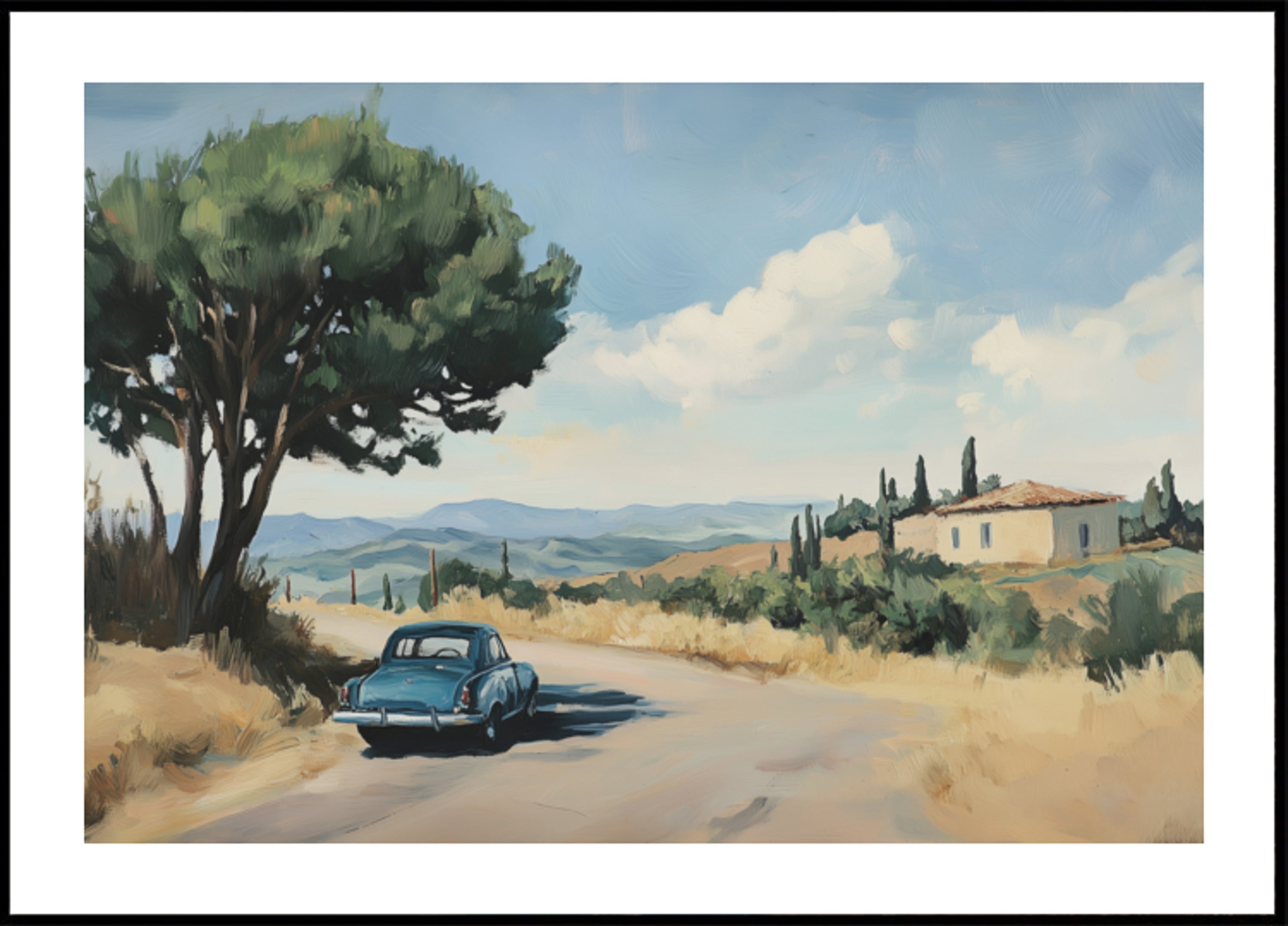 Toscaanse plattelandsoldtimer