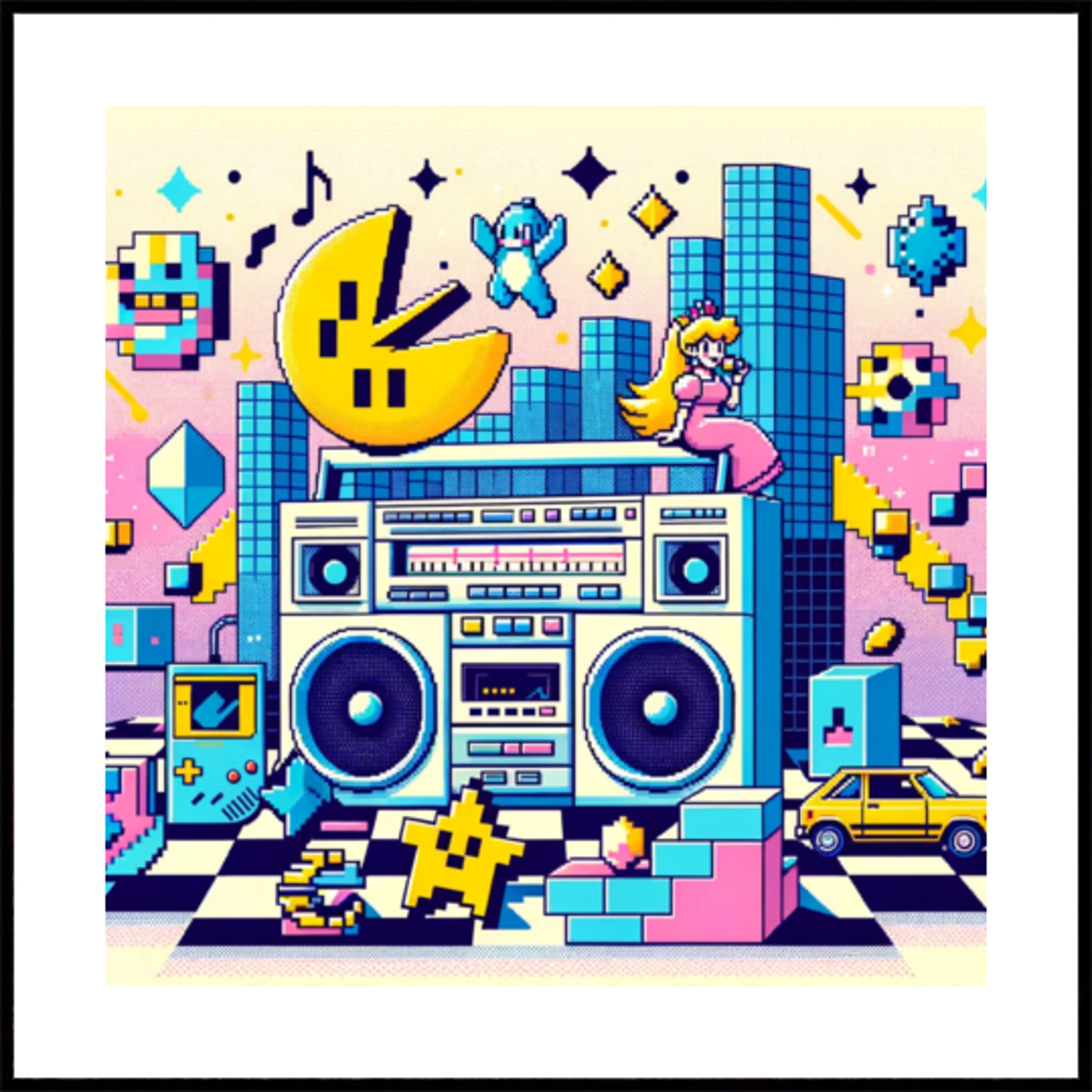 Retro Pixel-feest