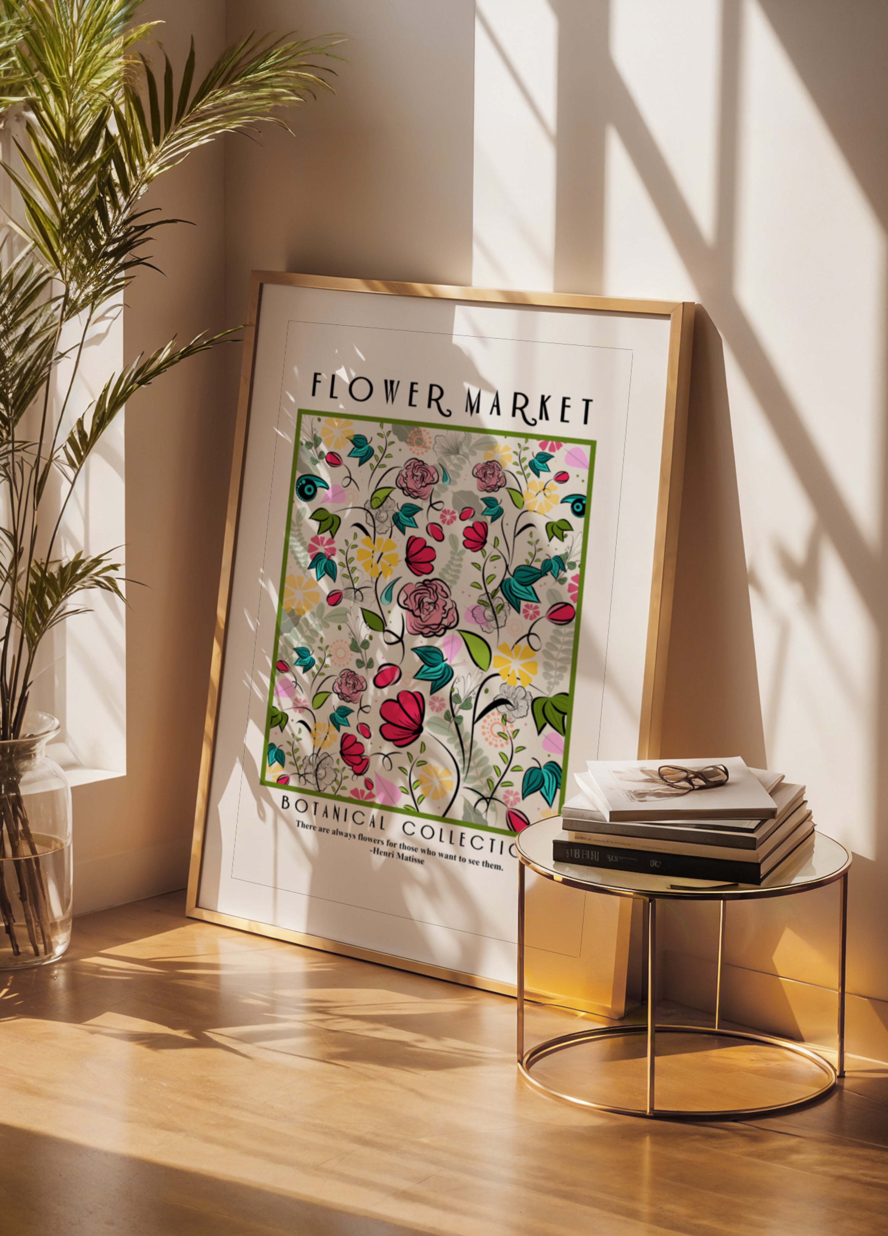 Levendige bloemenmarkt