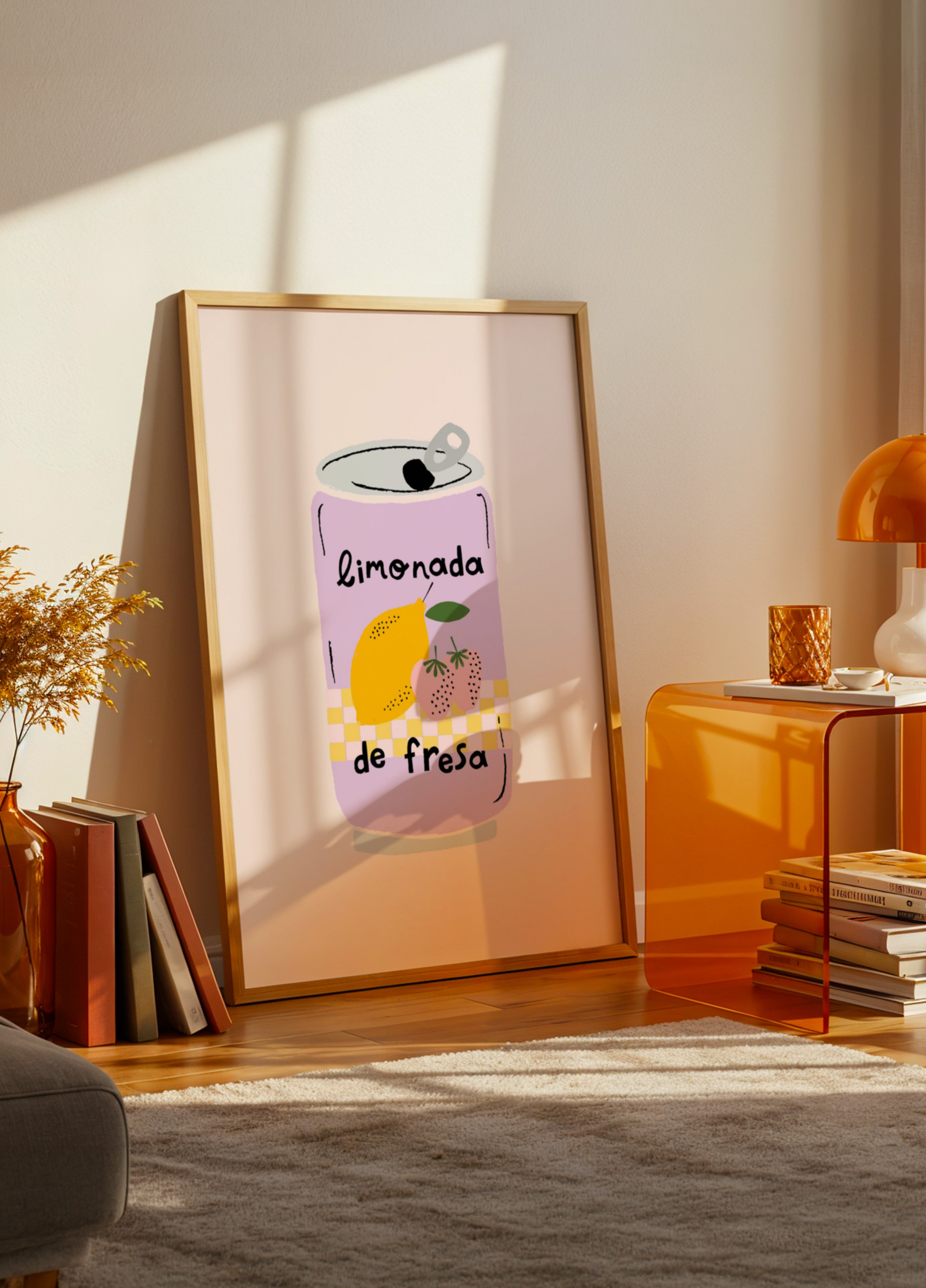 Aardbeienlimonadeblikje